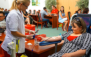 Dawcy oddali krew w olsztyńskim starostwie
